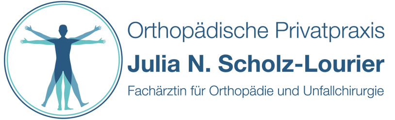 Praxislogo Julia N. Scholz-Lourier, Orthopädische Privatpraxis in Neuss Grimlinghausen.